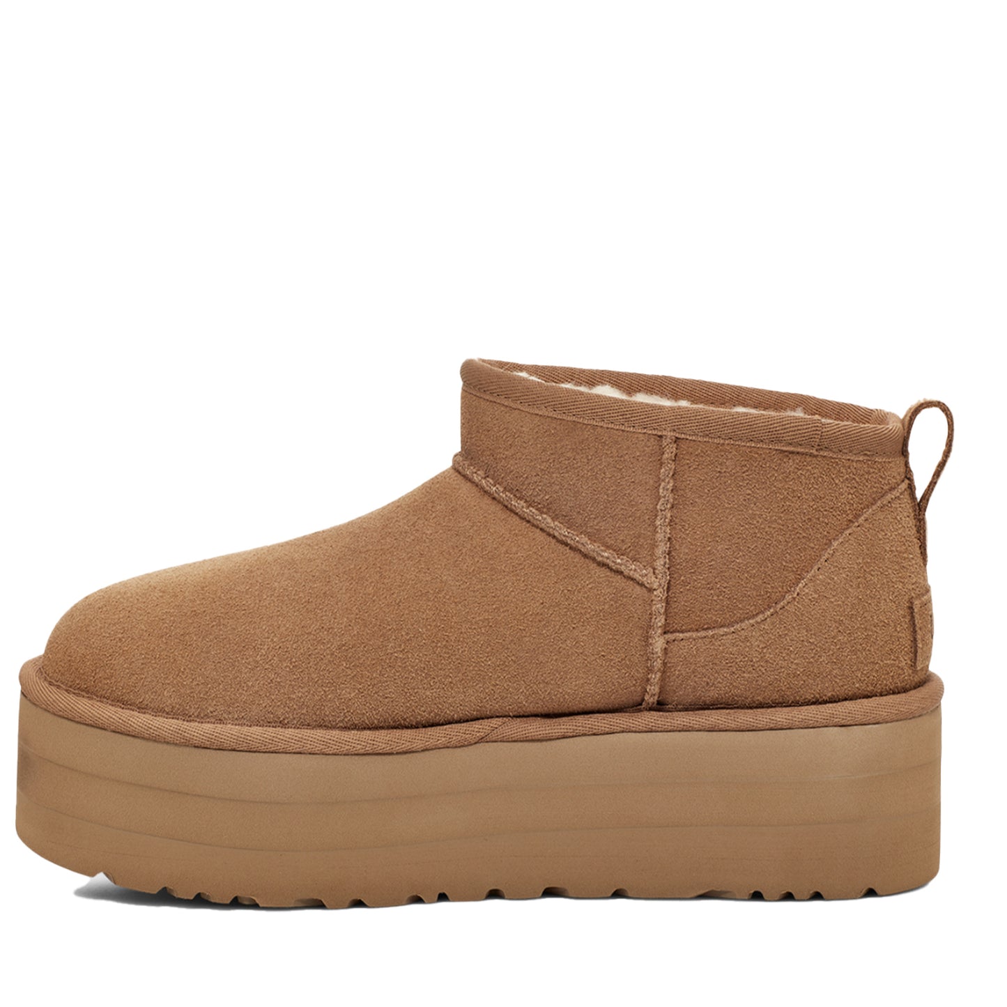 Women's Ugg Classic Ultra Mini Platform - Chestnut Alt Side