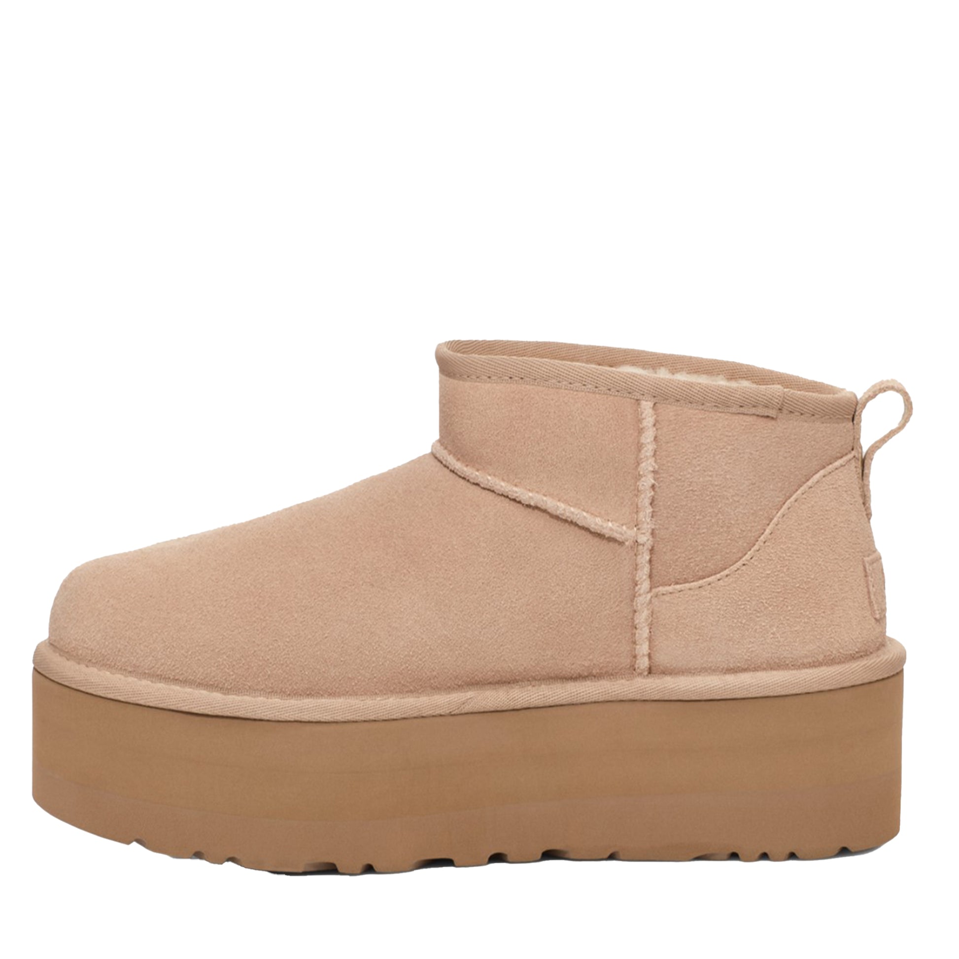 Women's Ugg Classic Ultra Mini Platform - Sand Alt Side