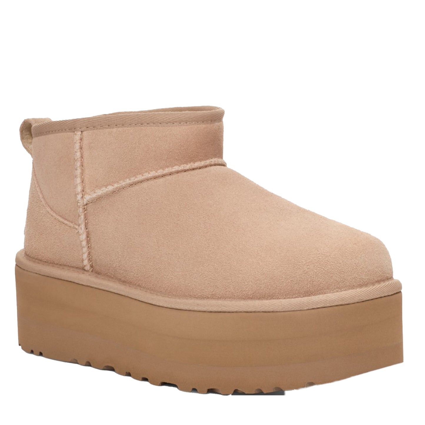 Women's Ugg Classic Ultra Mini Platform - Sand Front Side