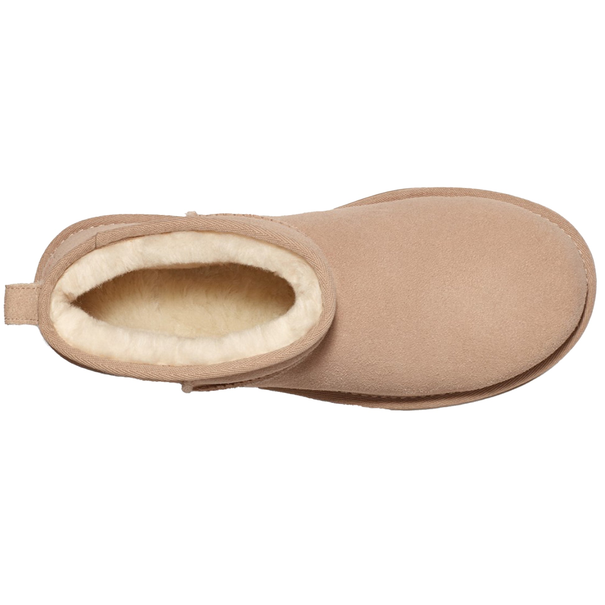 Women's Ugg Classic Ultra Mini Platform - Sand Top View