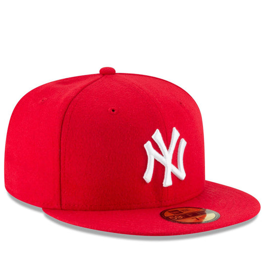 New Era New York Yankees 59FIFTY Fitted Hat - Scarlet