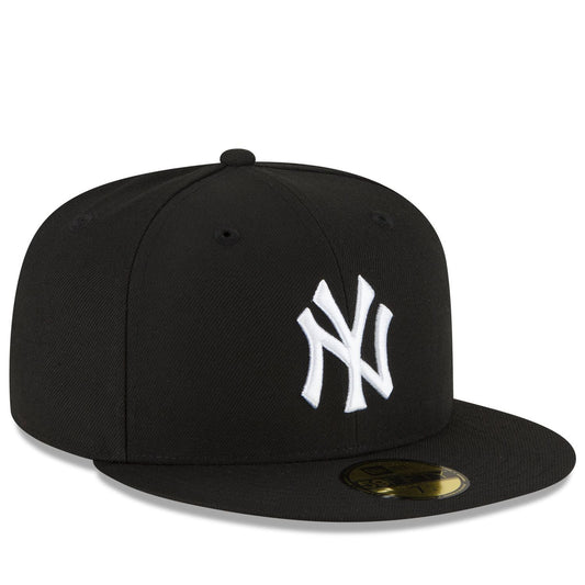 New Era New York Yankees 59FIFTY Fitted Hat - Black/White