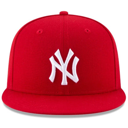 New Era New York Yankees 9FIFTY Snapback Hat - Scarlet