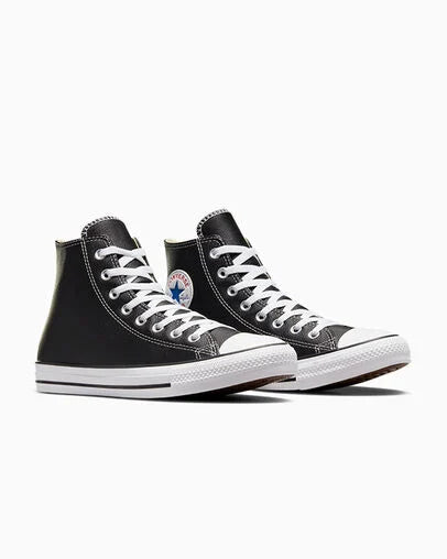 Converse Chuck Taylor All Star Leather High Top - Black
