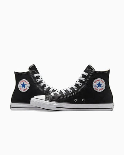 Converse Chuck Taylor All Star Leather High Top - Black