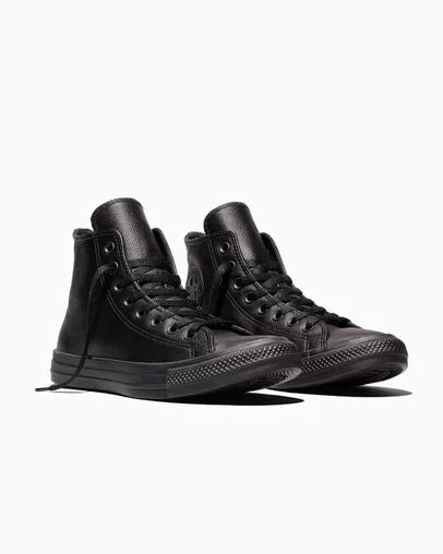 Converse Chuck Taylor All Star Leather High Top GS - Black Monochrome