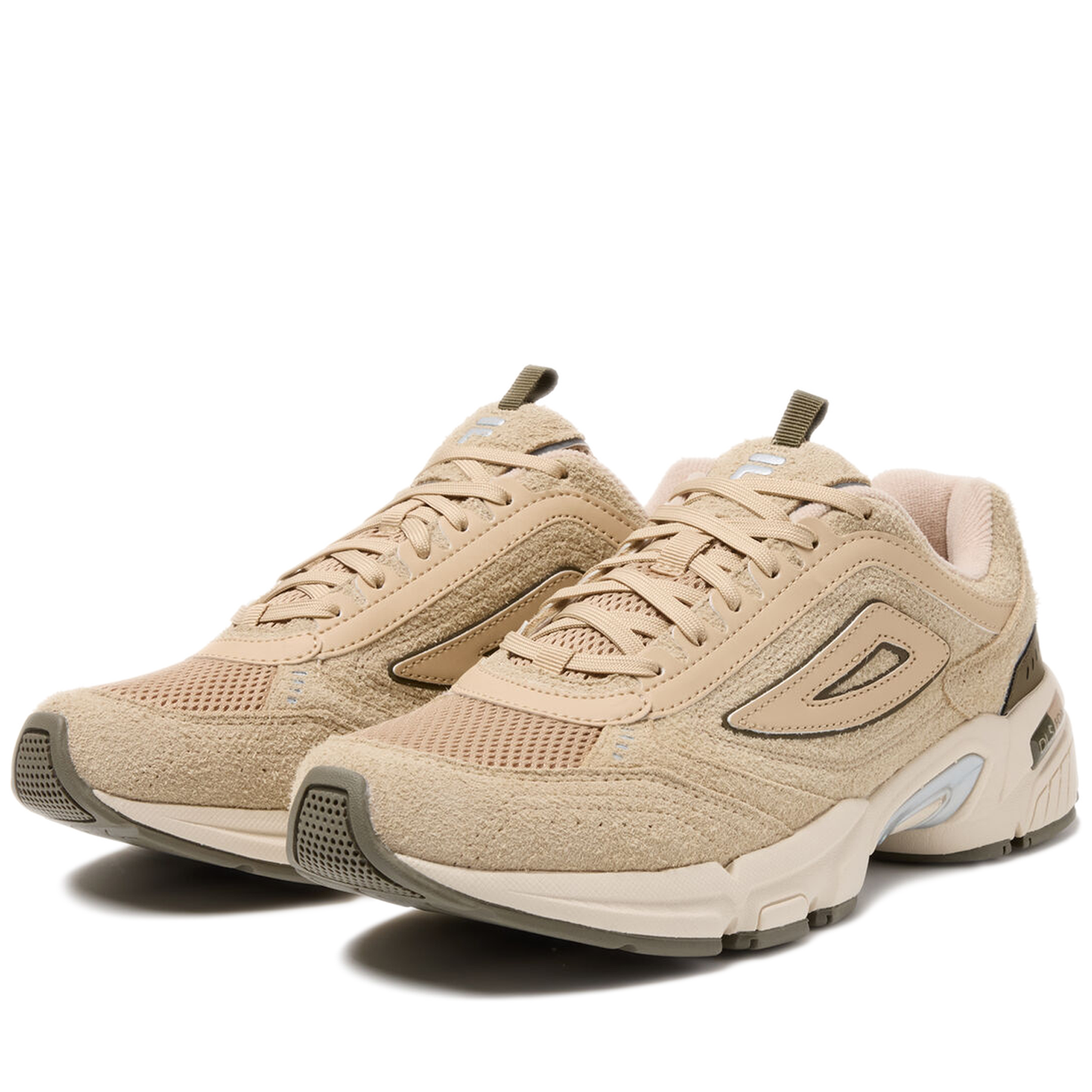 Men's Fila Perano Plus - Irish Cream/ Dark Olive/ Whitecap Gray