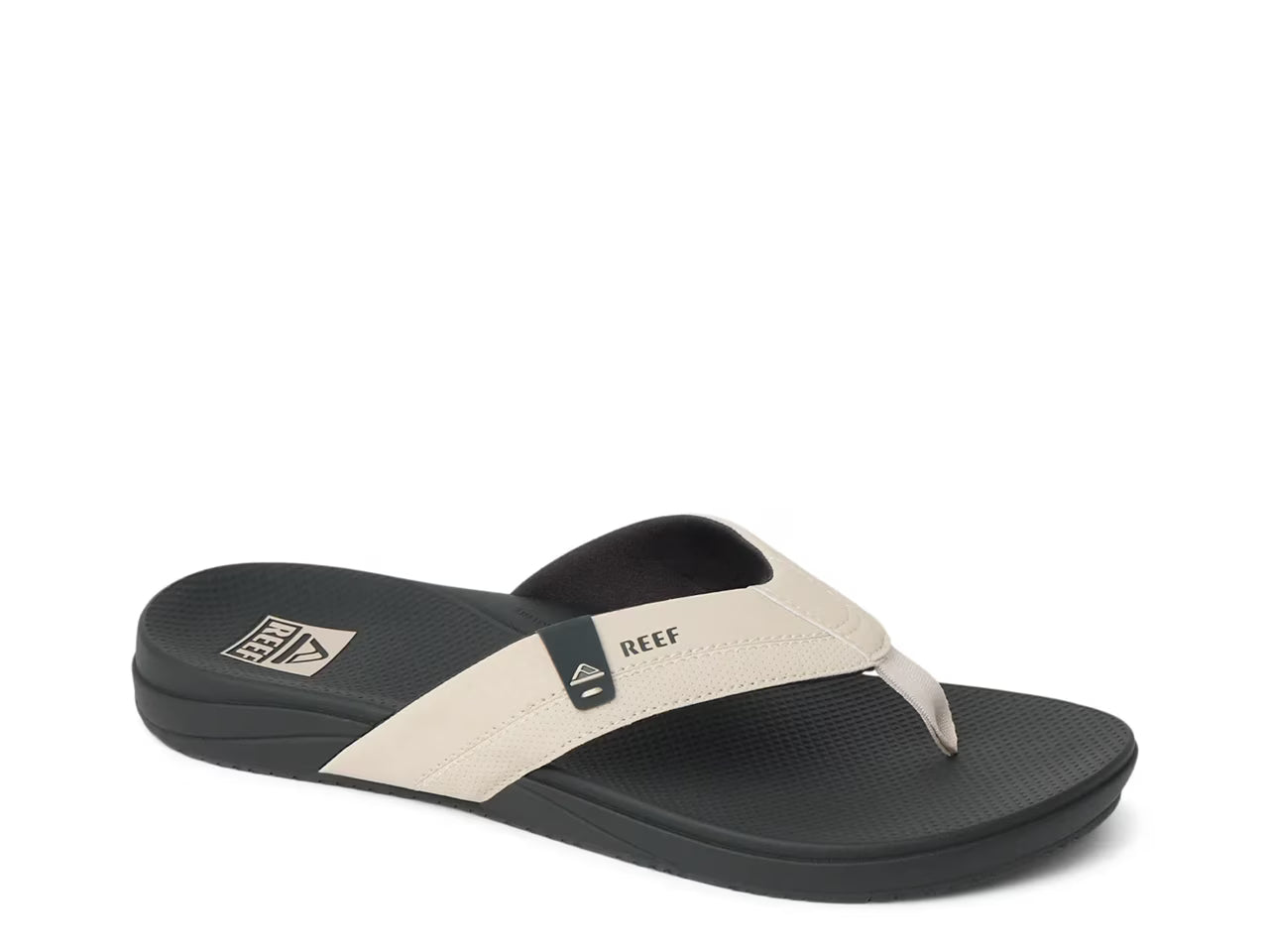 Men's Reef Cushion Spring 2.0 Flip-Flops - Black/Warm White