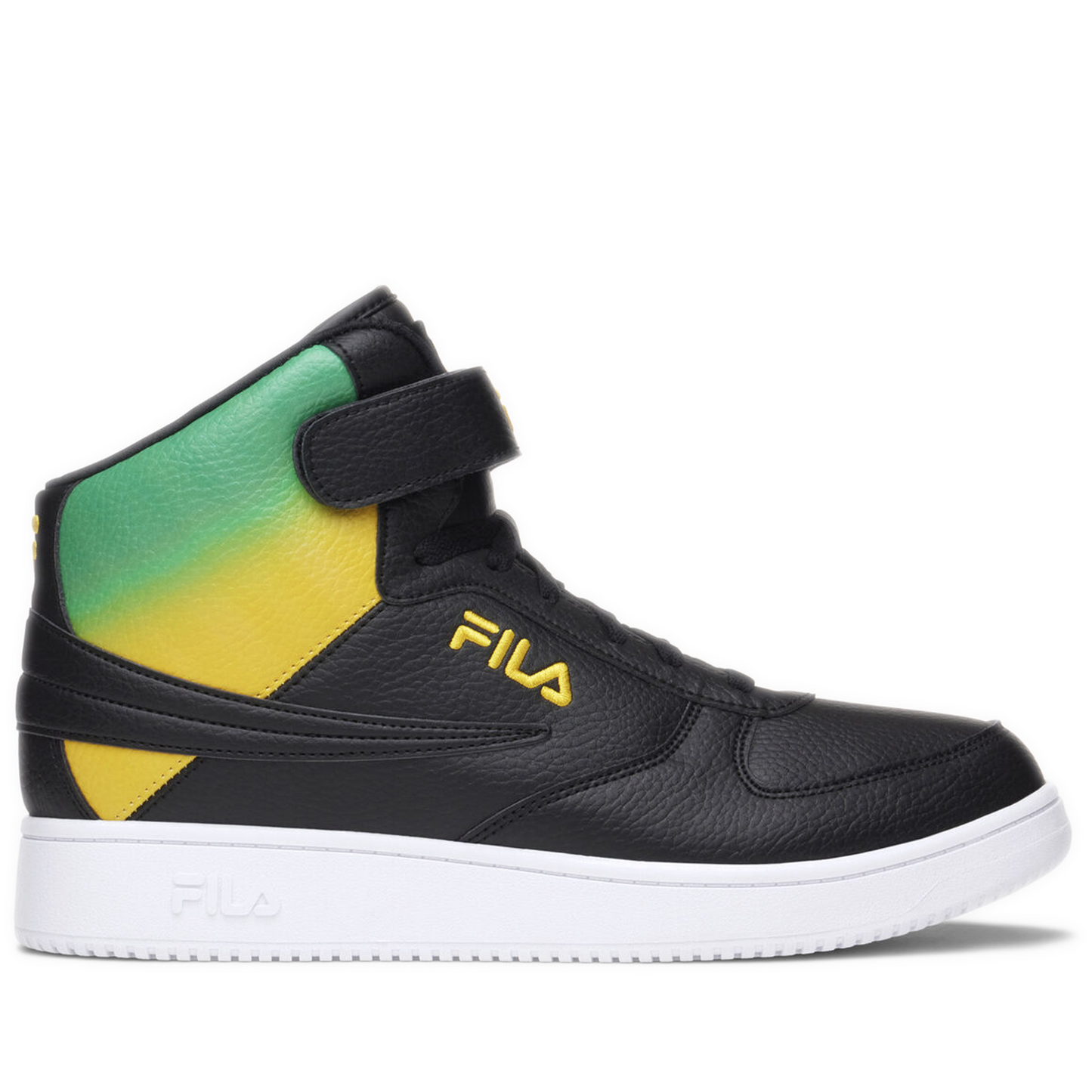 Men's Fila A-High Fade - Black/ White/ Lemon