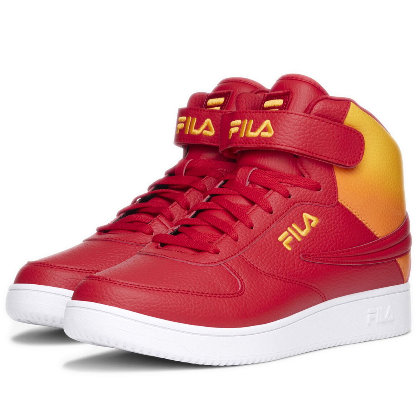 Men's Fila A-High Fade - Red/ Lemon/ Vibrant Orange