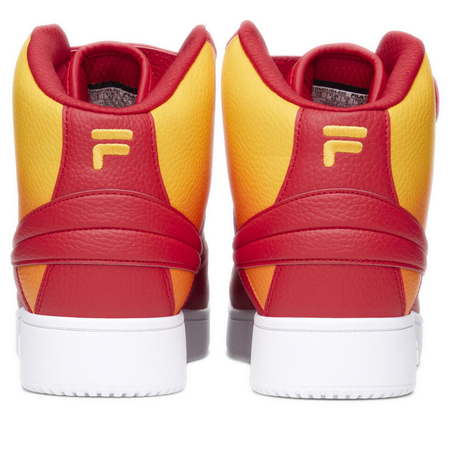 Men's Fila A-High Fade - Red/ Lemon/ Vibrant Orange