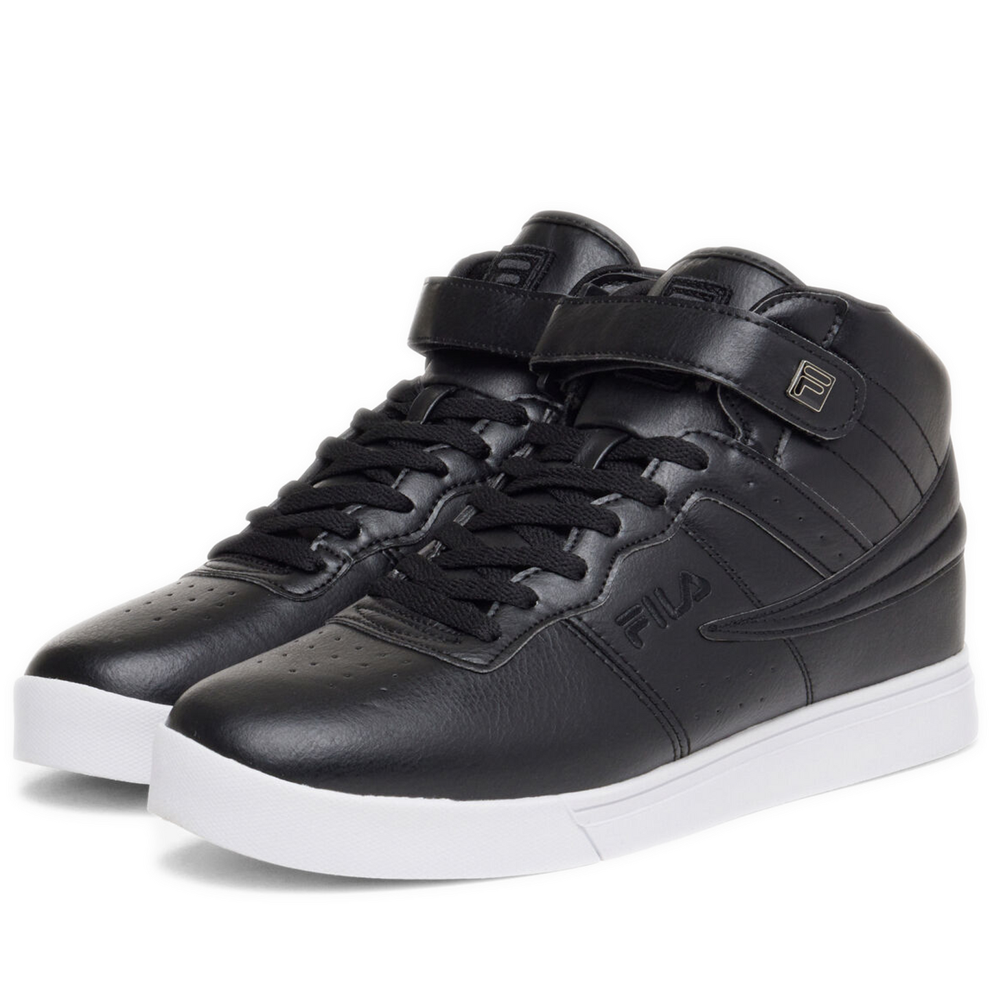 Men's Fila Vulc 13 Distress - Black/ Black/ Sbir