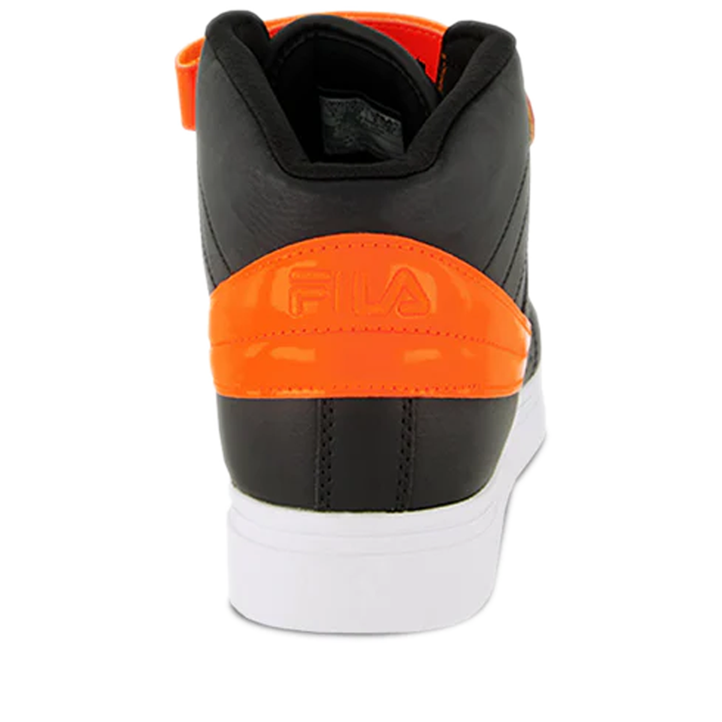 Men's Fila Vulc 13 Patent Flag - Black/ Orange/ White