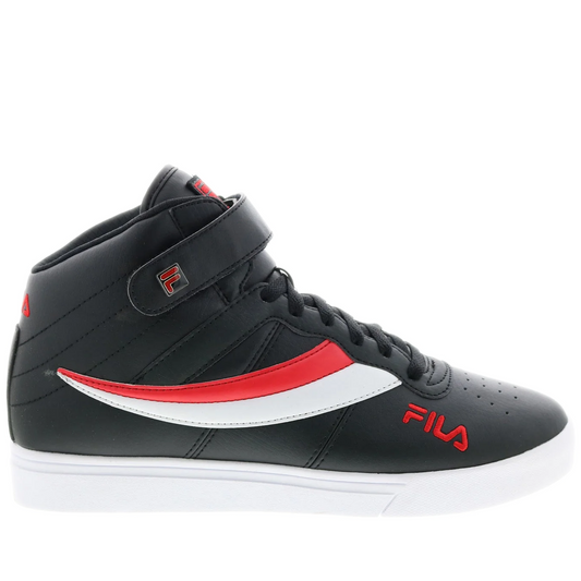 Men's Fila Vulc 13 Reverse Flag - Black/ Red/ Black