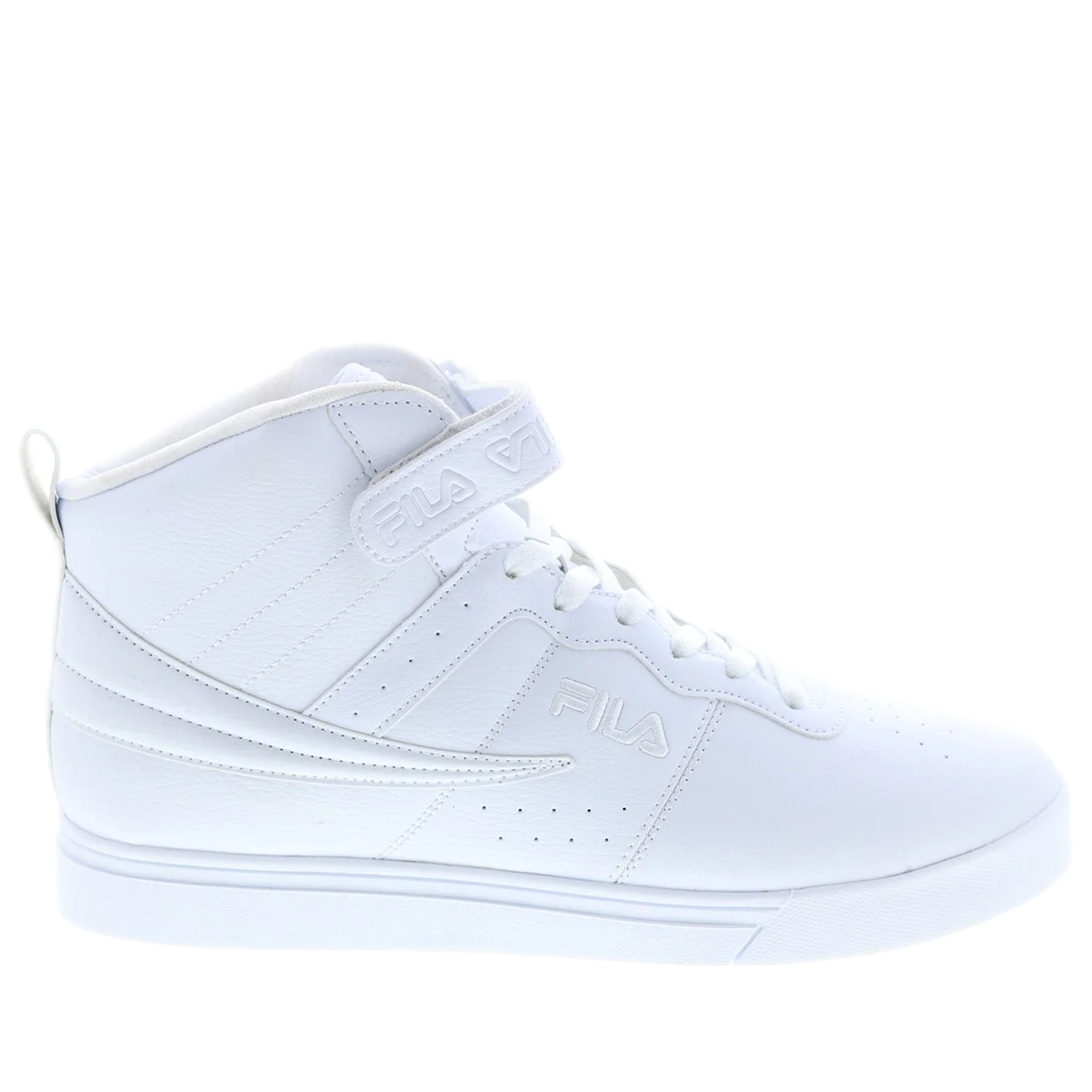 Men's Fila Vulc 13 Repeat Logo - White/ White/ White