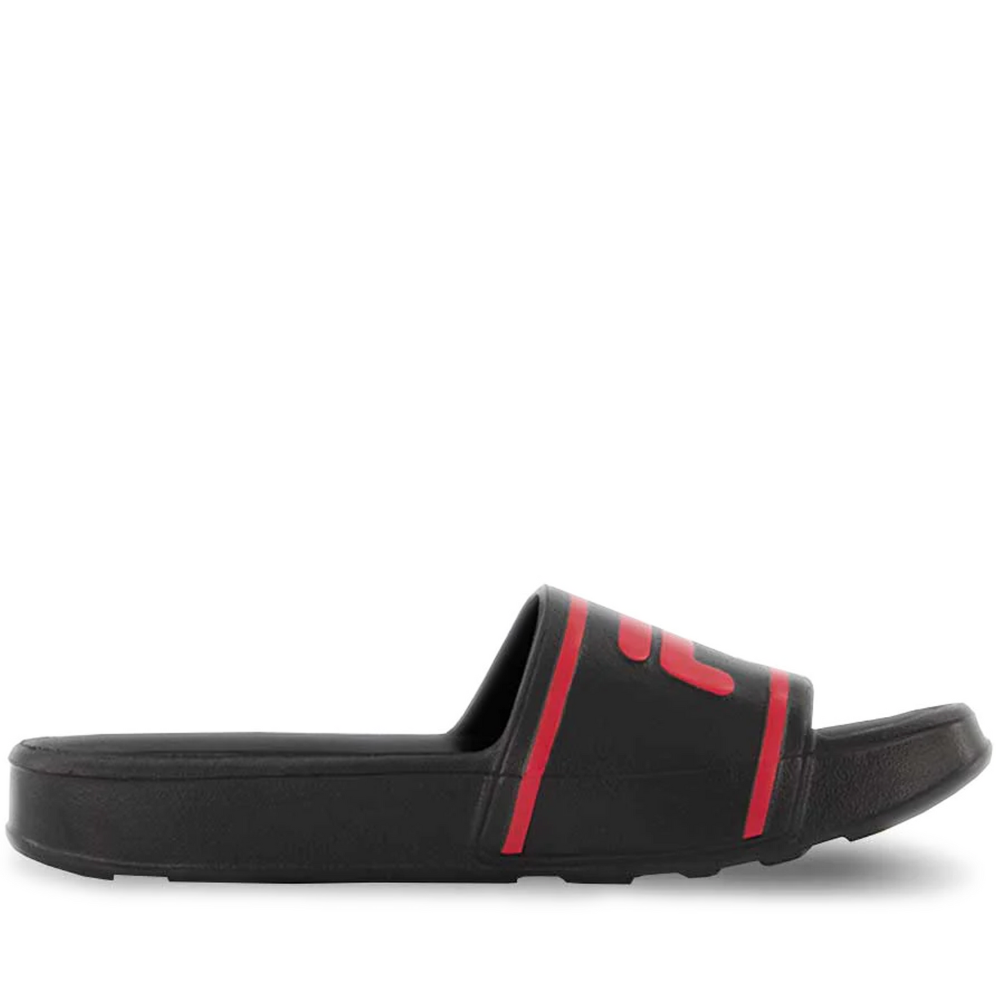 Men's Fila Sleek Slide ST - Black/ Red