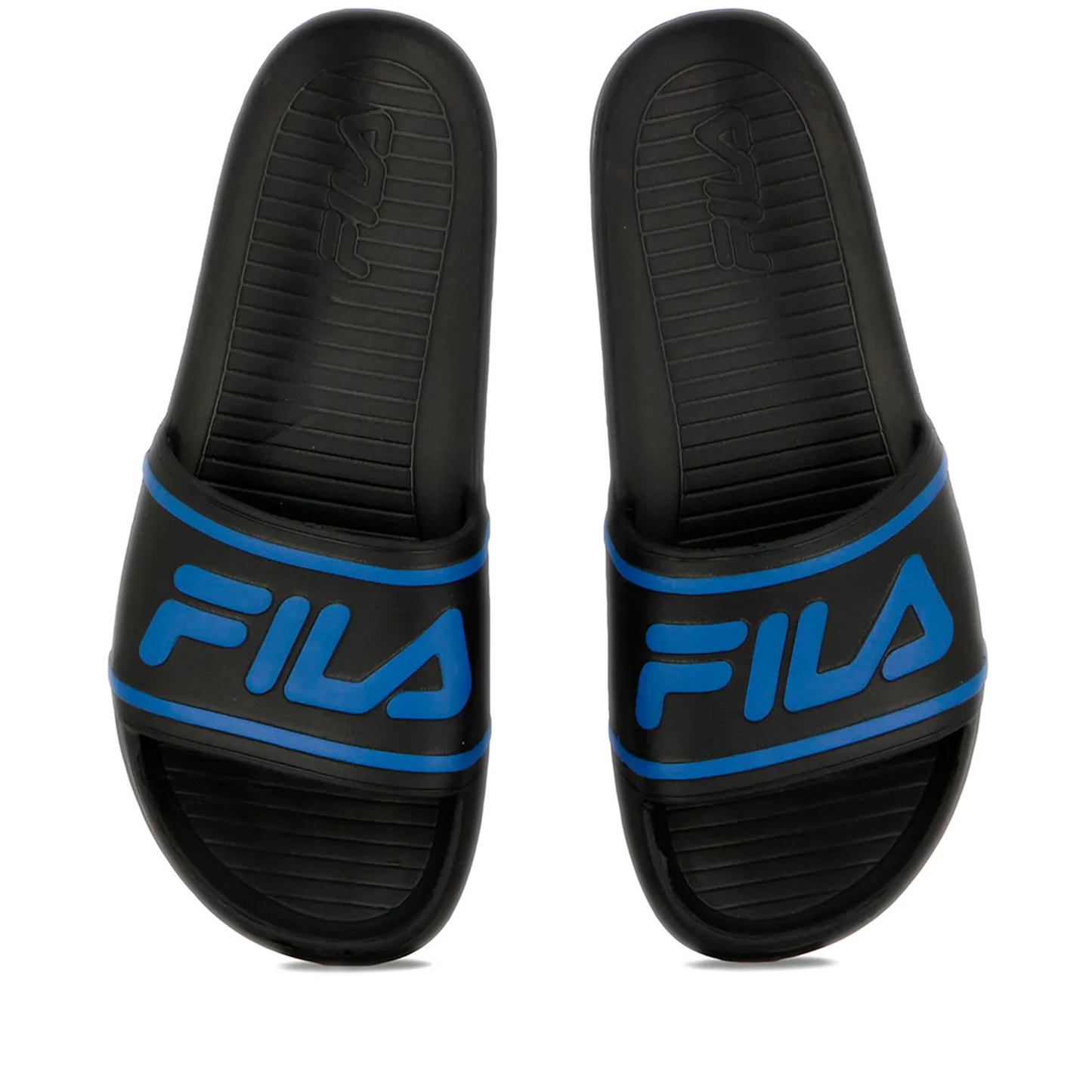 Men's Fila Sleek Slide ST - Black/ Blue