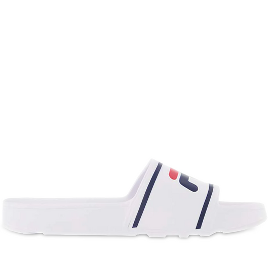 Men's Fila Sleek Slide ST - White/ Navy/ Red