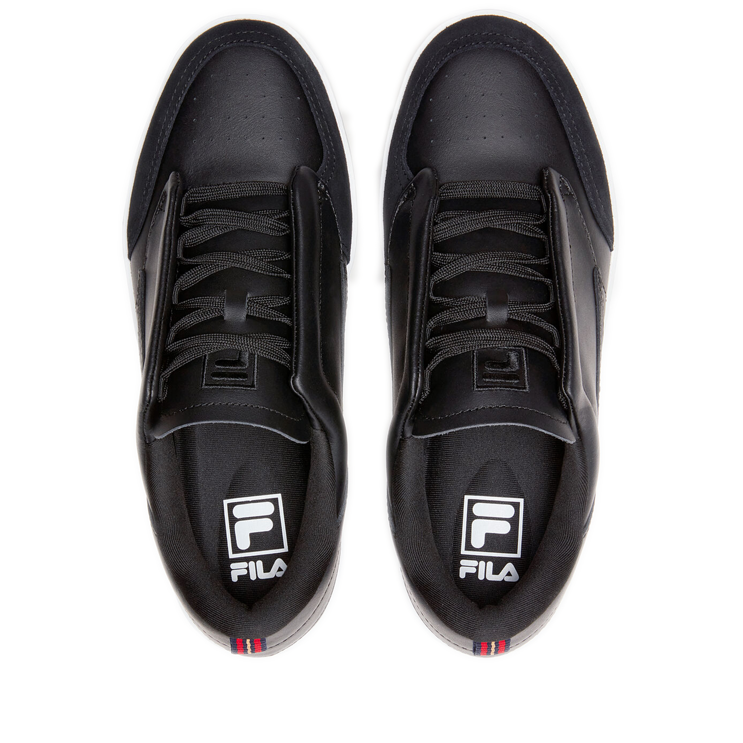 Men's Fila Sanati - Black/ White/ Black