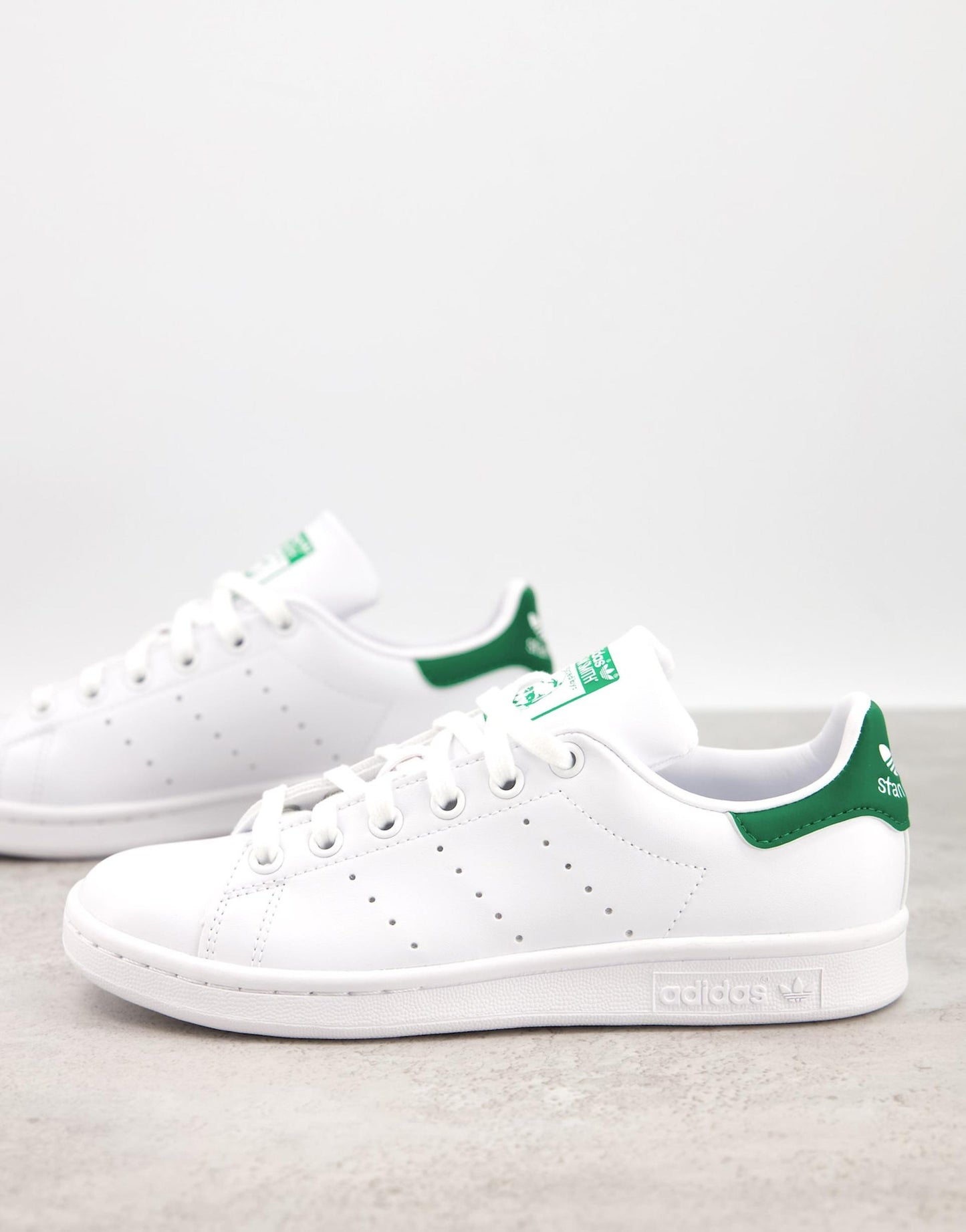 Pre School's Adidas Stan Smith Shoes - White/Green