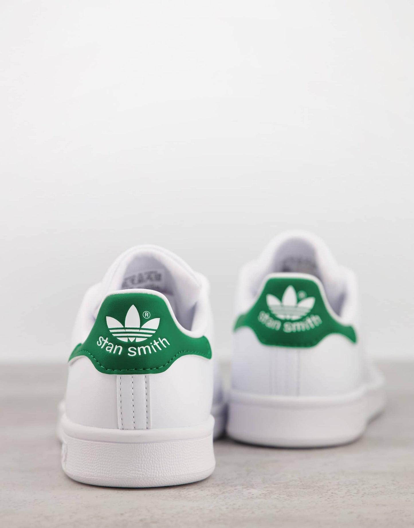 Pre School's Adidas Stan Smith Shoes - White/Green