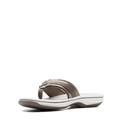 Women's Clarks Breeze Sea Sandals - Pewter
