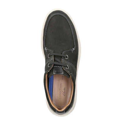 Men's Clarks Cambro Lace - Black Nubuck