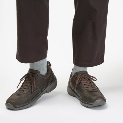 Men's Clarks Pro Lace Dark - Brown Tumbled