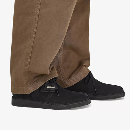 Men's Clarks Desert Trek - Black Suede/Black