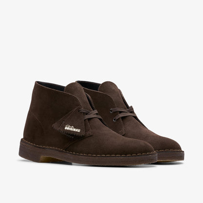 Men's Clarks Desert Boot - Brown Suede