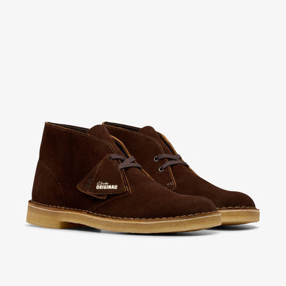 Men's Clarks Desert Boot - Chestnut Suede