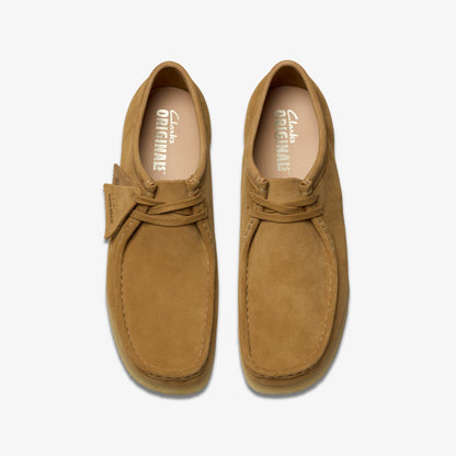 Men's Clarks Wallabee Low Suede - Mid Tan