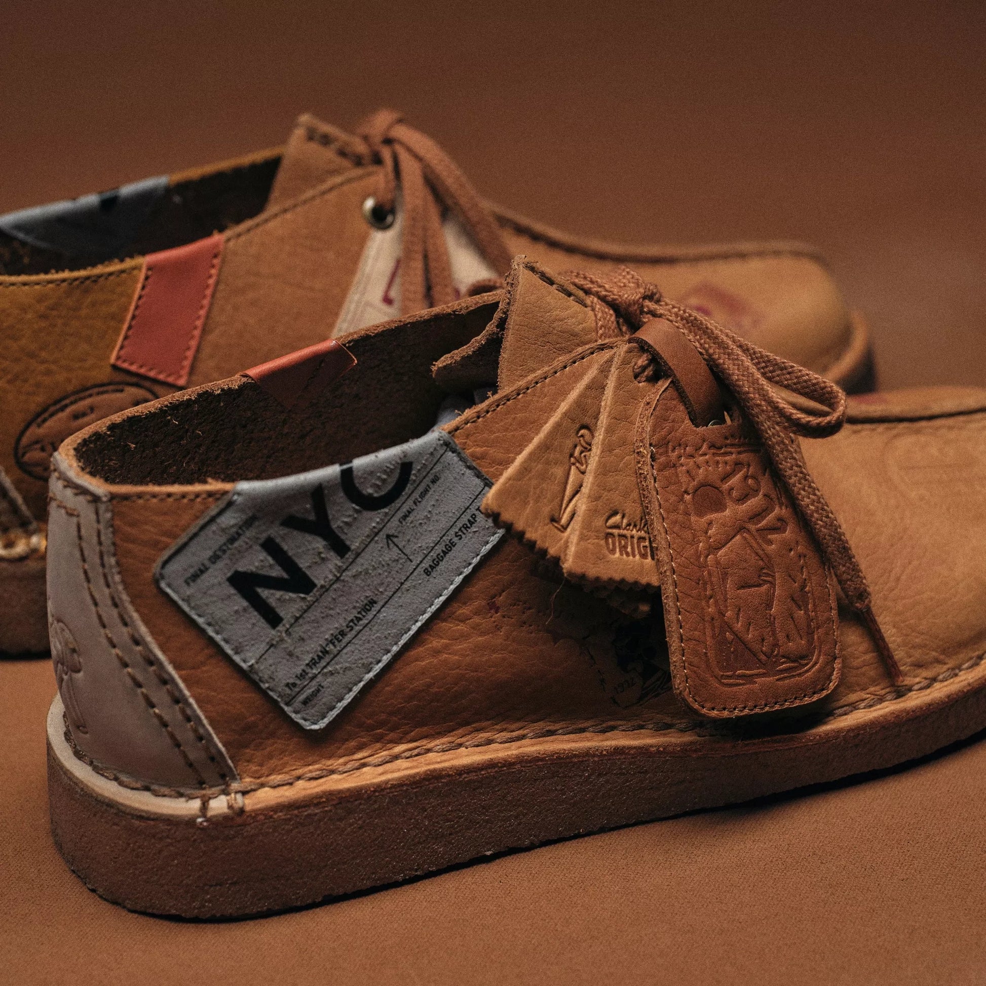 Men's Clarks Desert Travel Trek - Tan Interest