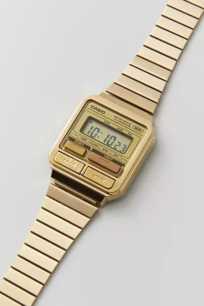 Casio Vintage A120WEG-9AVT Watch 33.5mm - Gold