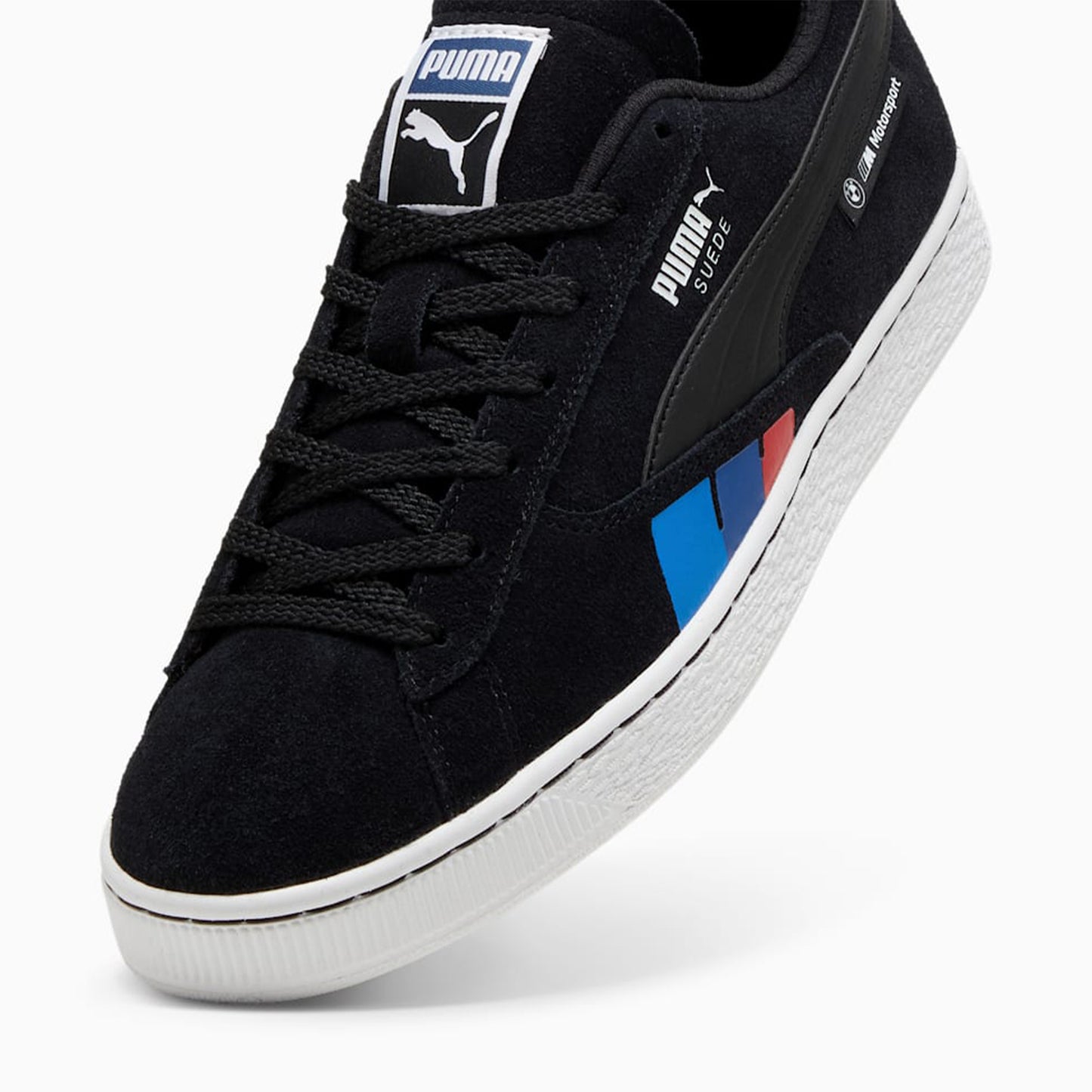 Men's Puma BMW M Motorsport Suede - Black Front Detail