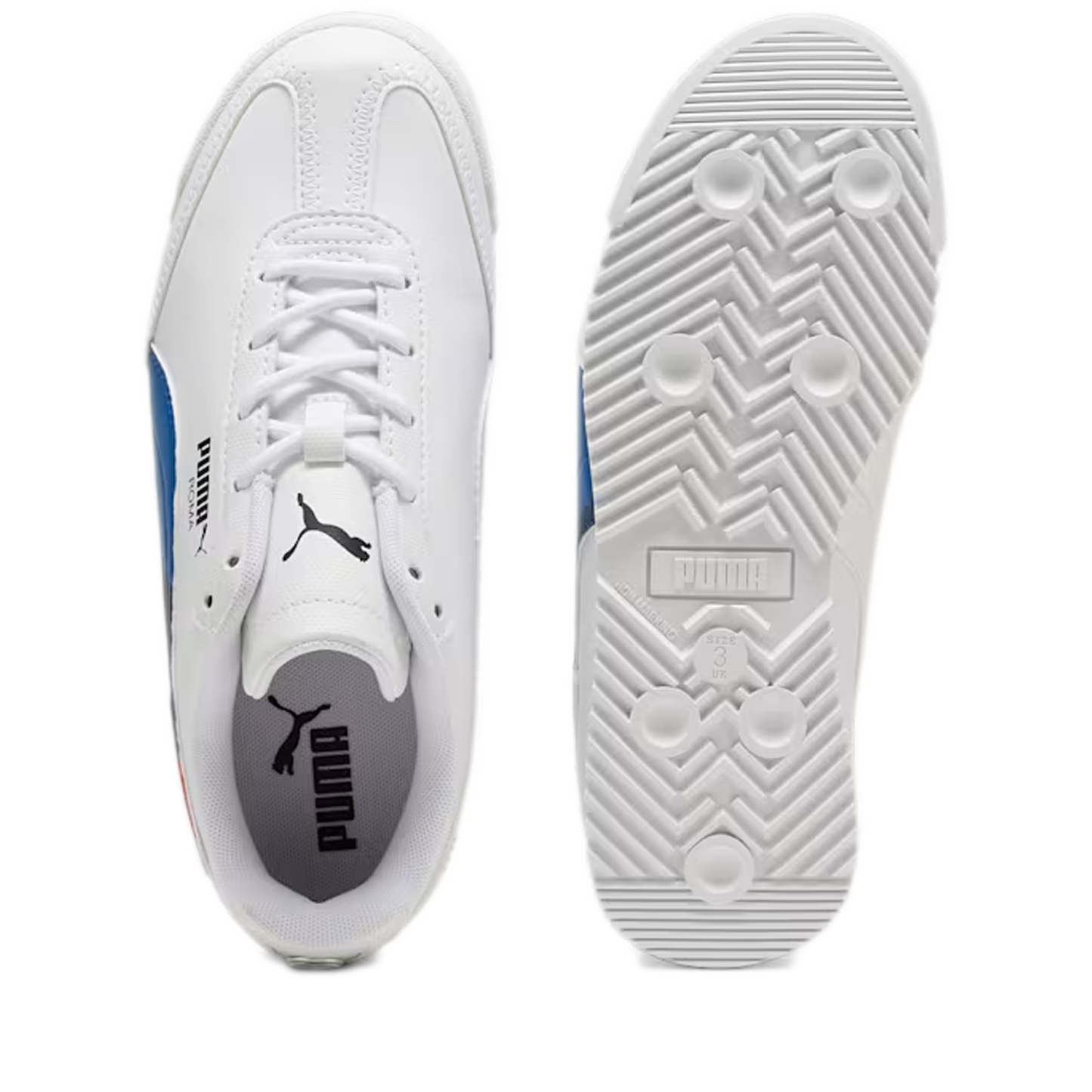 Men's Puma BMW MMS Roma Via Shoes - White/ Warm White