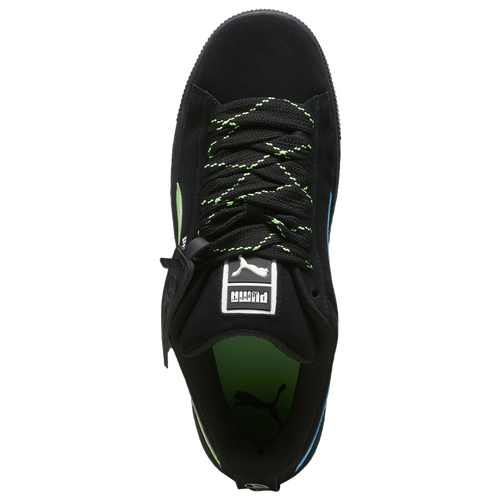 Men's Puma MAPF1 Suede XL Shoes - Black/Neon Green/Blue