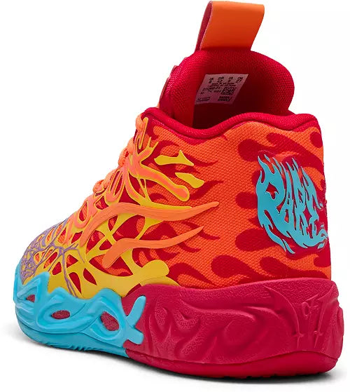 Men's Puma X Lamelo Ball MB.04 Phoenix - Red Heel Side