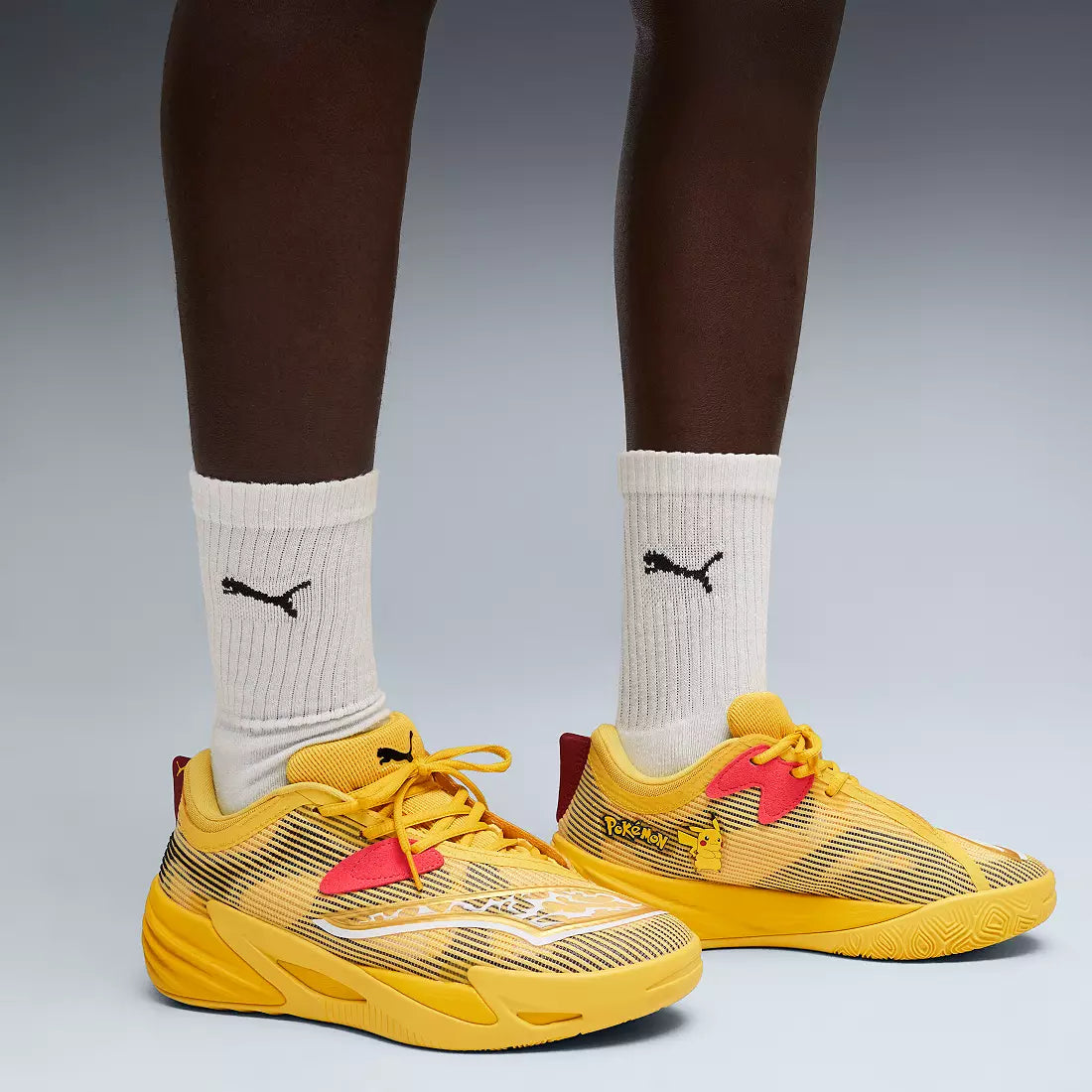 Men's Puma All-Pro Nitro 2 "PIKACHU" - Sun Ray Yellow/Red Glamour