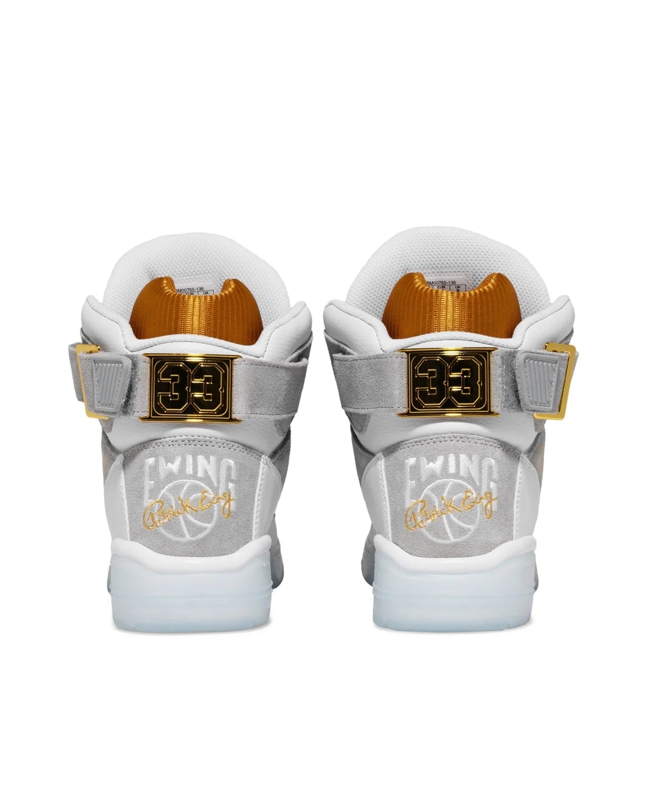 Men's Ewing 33 Hi x Laurens J - White/Grey/Gold