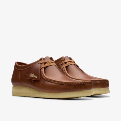 Men's Clarks Wallabee Leather - Tan Leather