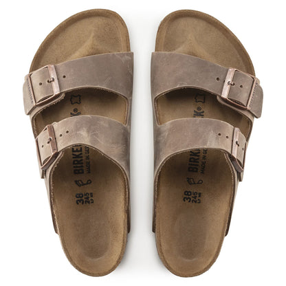Birkenstock Arizona Oiled Leather - Tobacco Brown