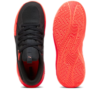 Men's Puma Court Rider Chaos Slash Basketball Shoes - Black/ Orange
