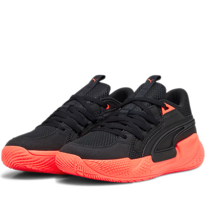 Men's Puma Court Rider Chaos Slash Basketball Shoes - Black/ Orange