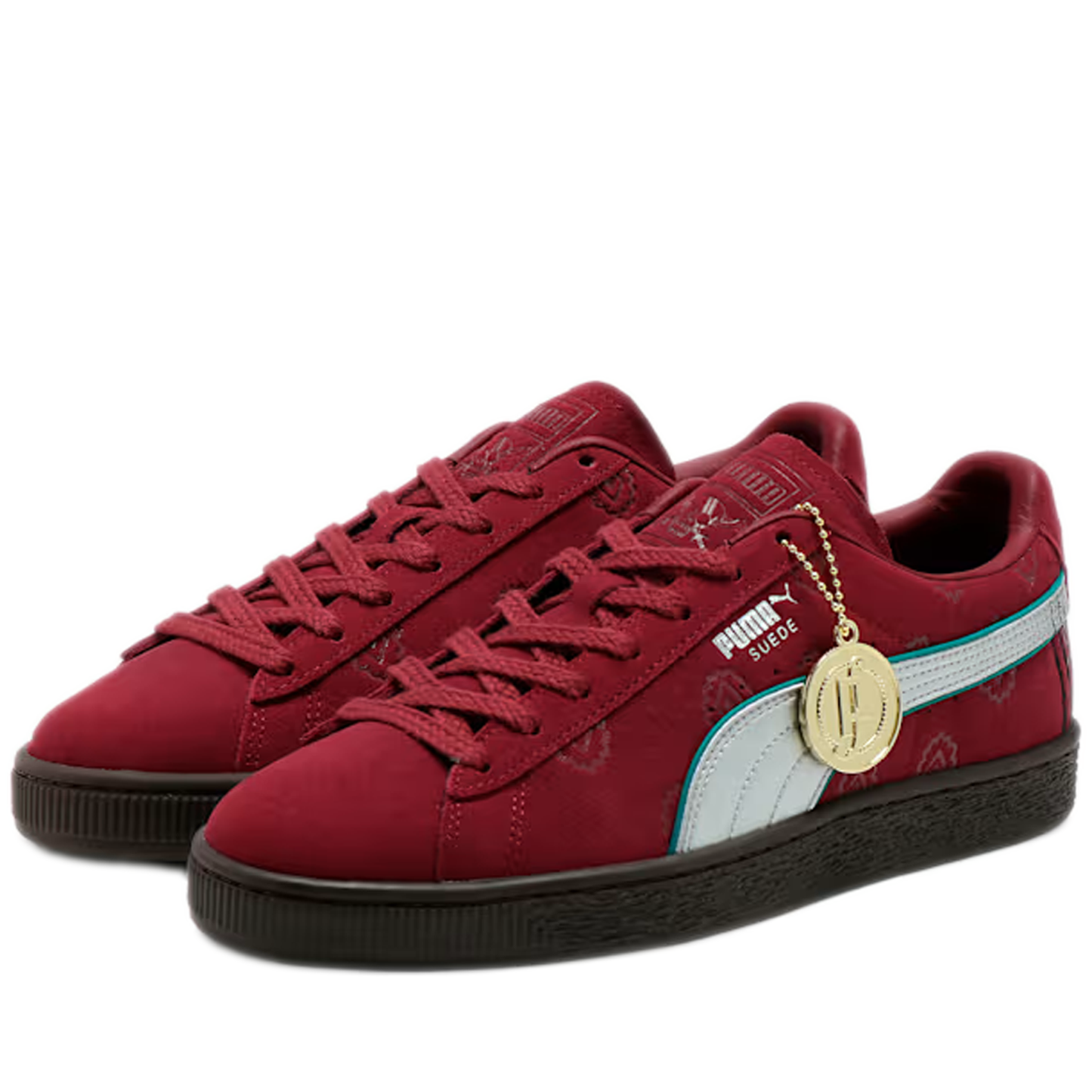 Men's Puma X One Piece Suede 'Red Hair Pirates' - Team Regal Red/Silver Front Side