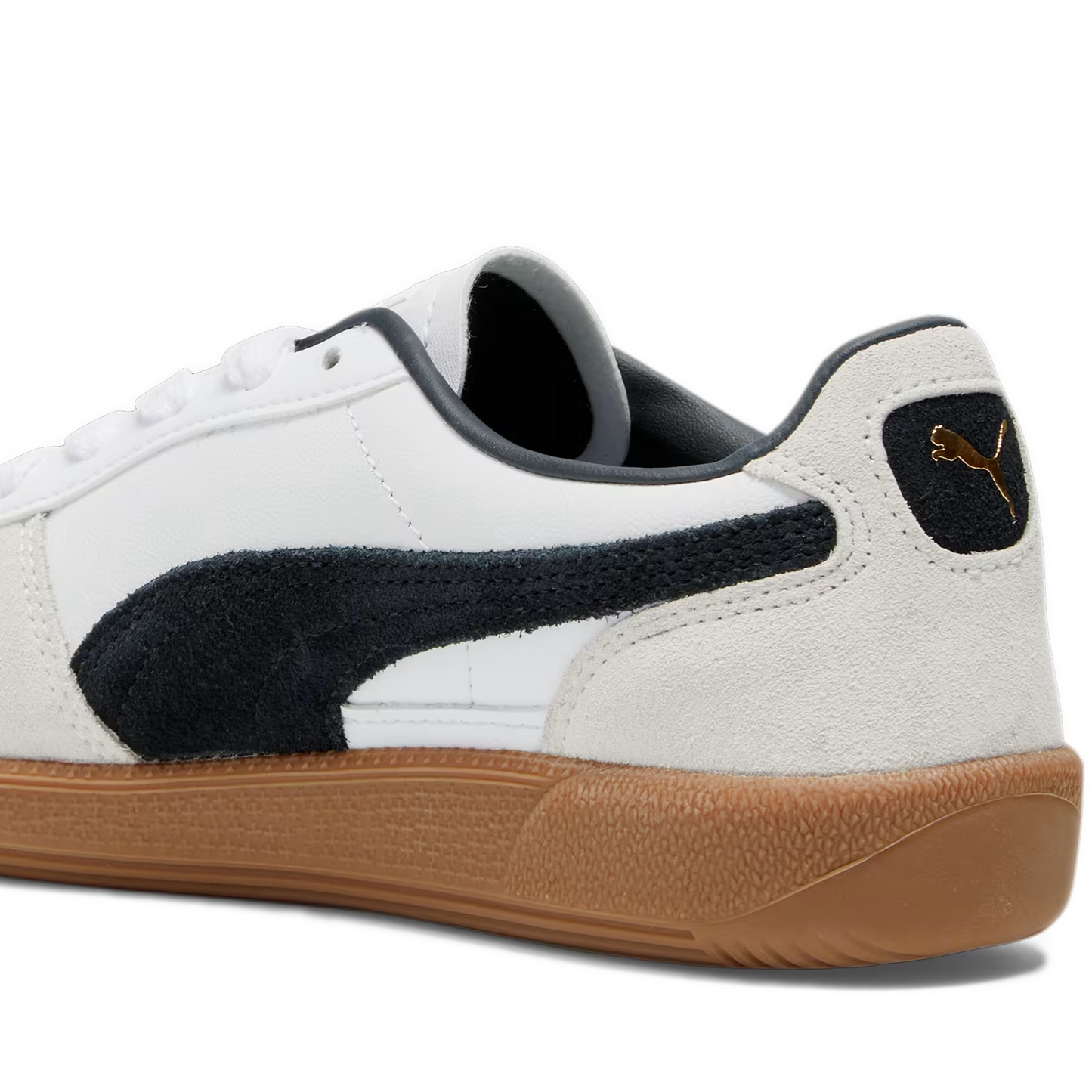 Women's Puma Palermo Vintage Shoes - PUMA White/ Vapor Gray/ Gum