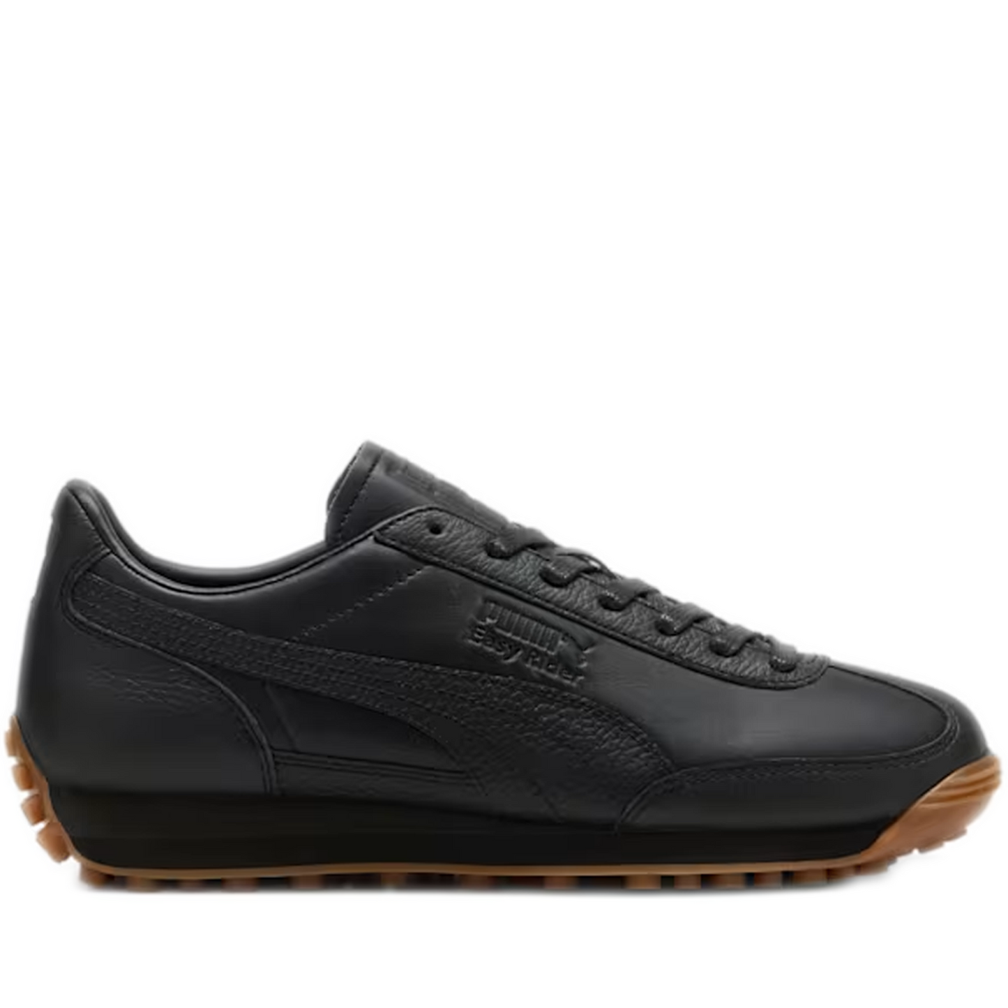 Puma leather shoes black on sale