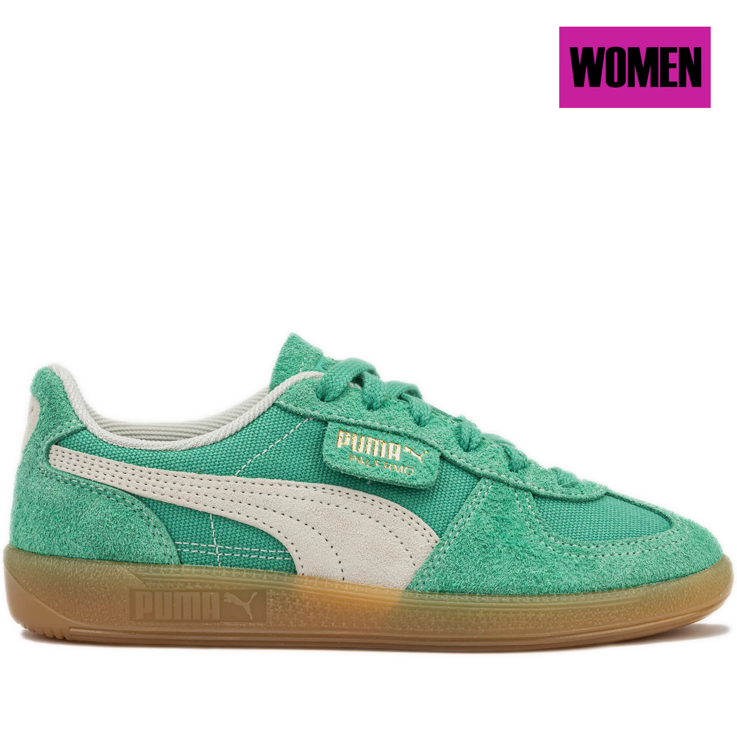 Women's Puma Palermo Vintage Shoes - Jade/ Ivory/ Gum