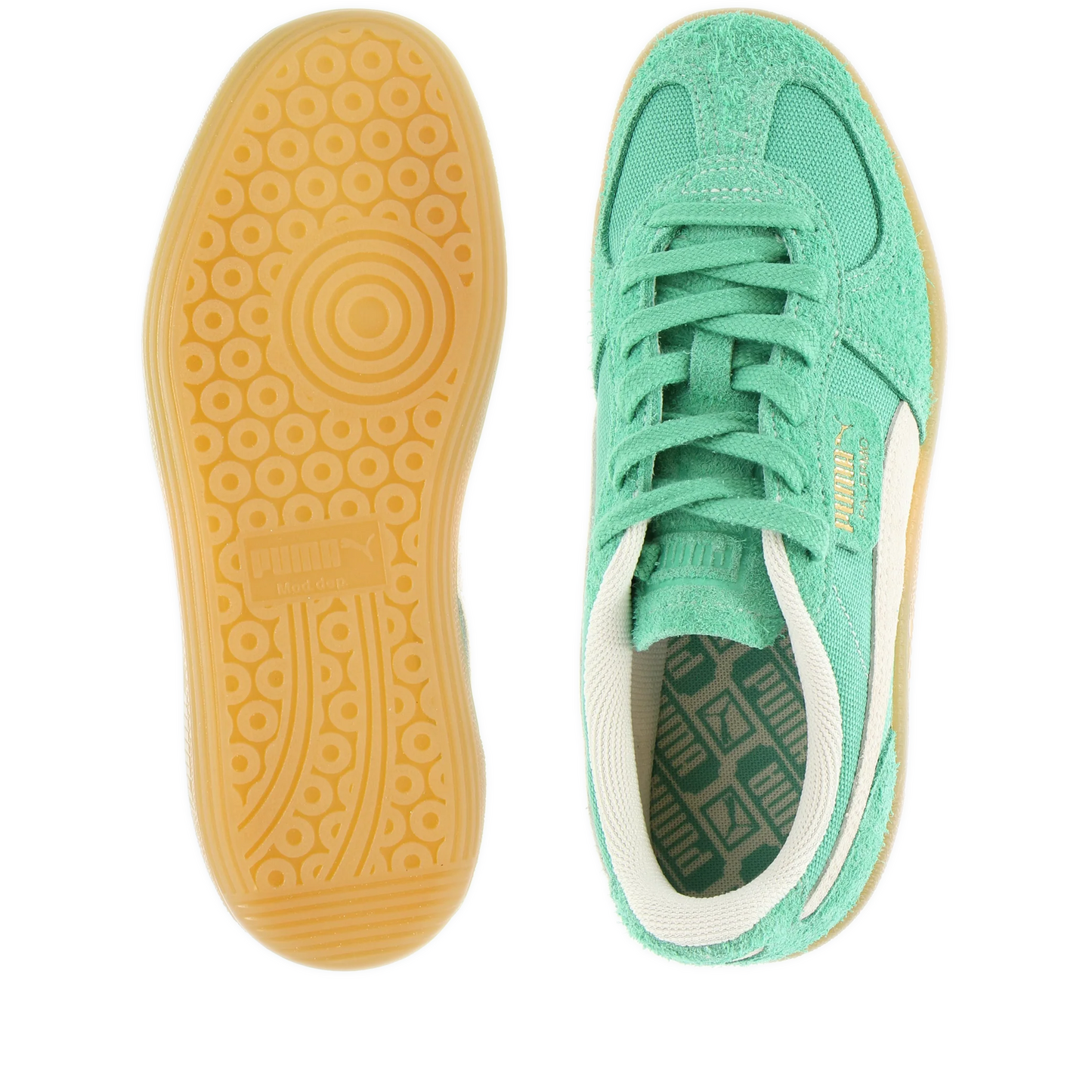 Women's Puma Palermo Vintage Shoes - Jade/ Ivory/ Gum