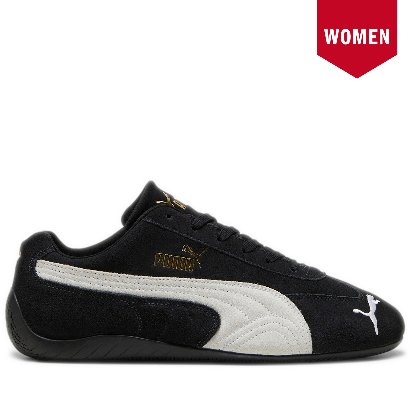 Women's Puma Speedcat OG Shoes -Puma Black/ Puma White